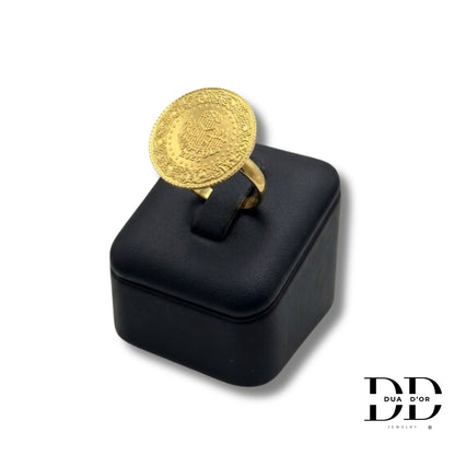 Golden Coin Ring