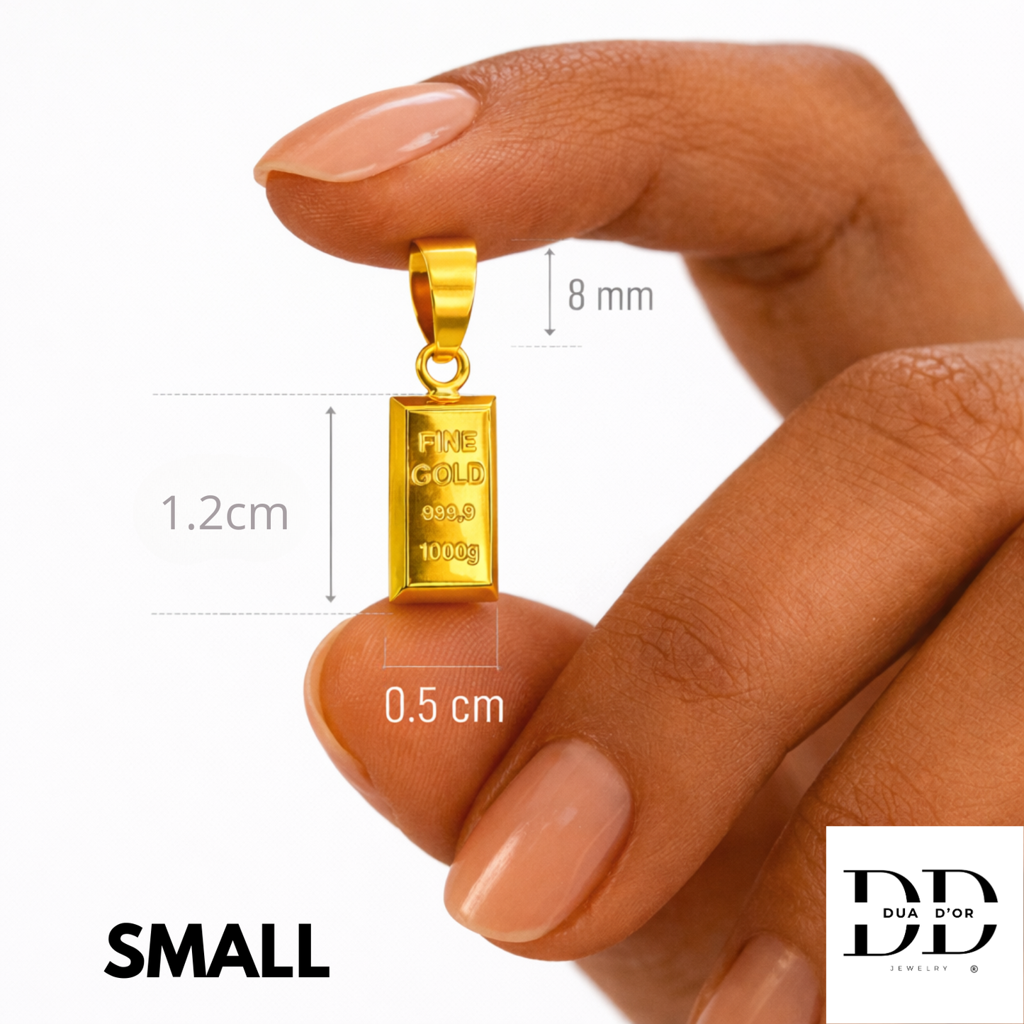 Gold bar Halsketting