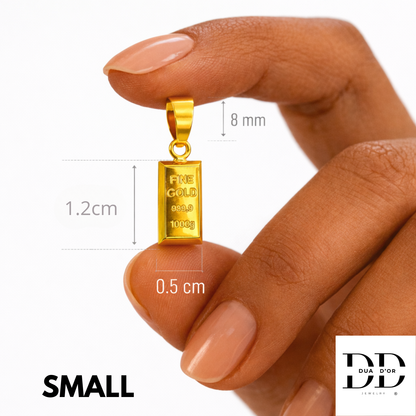 Gold bar Halsketting
