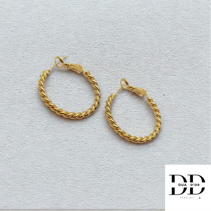 Elegant Twisted Oorbellen