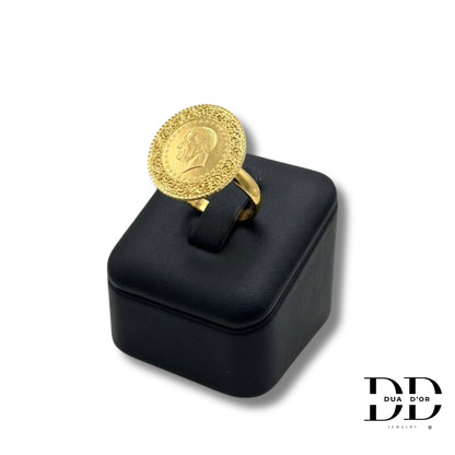 Golden Coin Ring