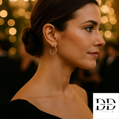 Elegant Twisted Oorbellen