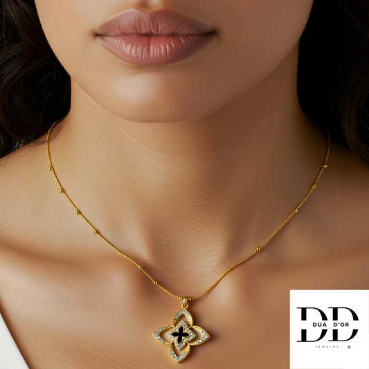 Golden Bloom Elegance Halsketting