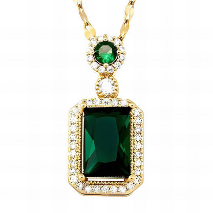 Emerald Look Green, 18K Goud Omhuld