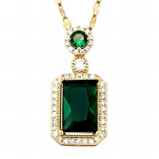 Emerald Look Green, 18K Goud Omhuld
