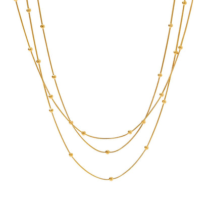 Gold Triple Layer, 18K Goud Omhuld