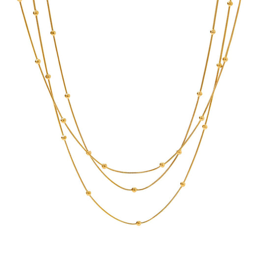 Gold Triple Layer, 18K Goud Omhuld