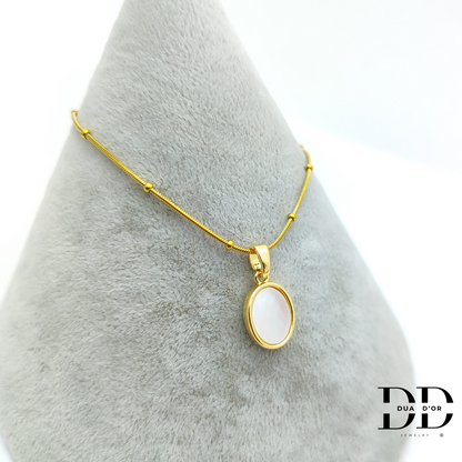 Alya Parelmoer  Halsketting,