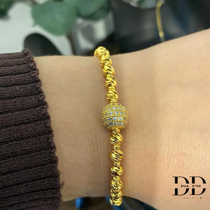 Lina Armband met Zirconia Bol