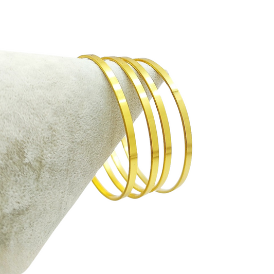 AJDA – Smooth Gold Armband