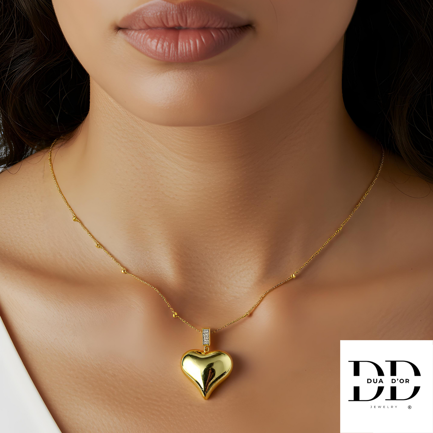 Golden Heart Halsketting