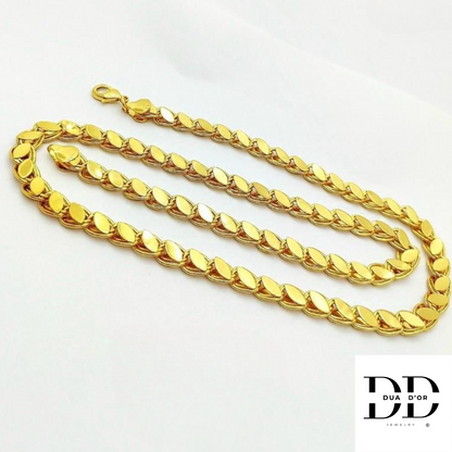 Halsketting Zara XL, Goud Omhuld