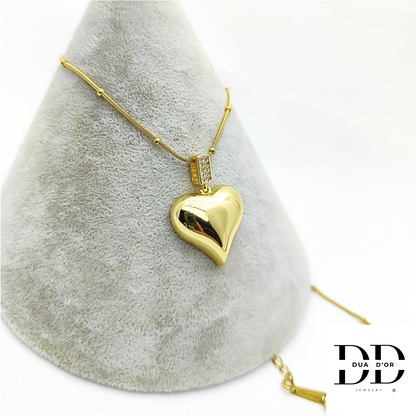 Golden Heart Halsketting