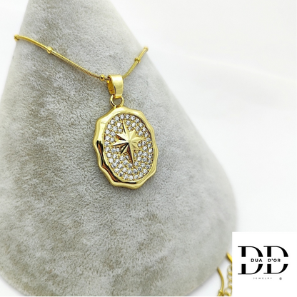 North Star Zirconia Halsketting